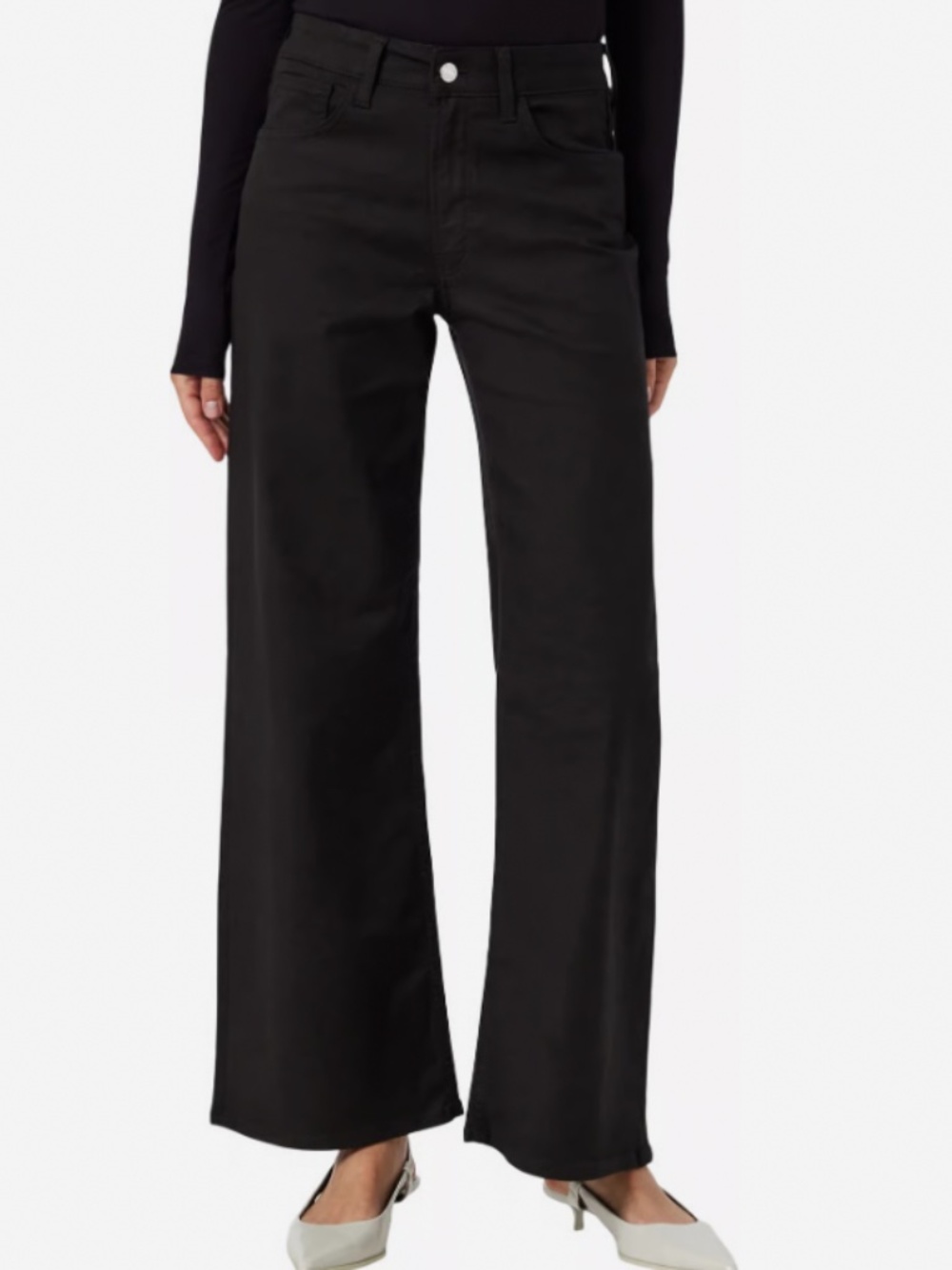 Mavi Alena High Rise Wide Leg Jeans Charcoal Size 26